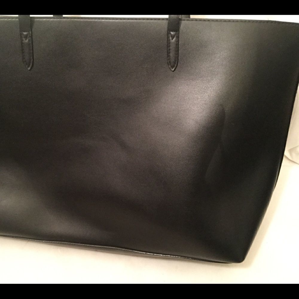 Victoria’s Secret LOVE Perforated Tote Black/Gold - Picture 5 of 11